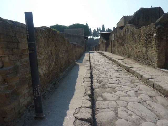 Photos une rue à Herculanum